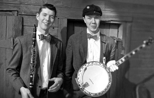 The Brothers Arntzen: Evan (clarinet) and Arnt (banjo)