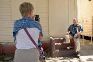 Tourists at Buddy Bolden House