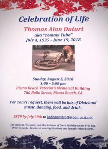 Tom Dutart Invite