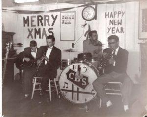 Jim Beatty with his first band in Jamestown- 1952