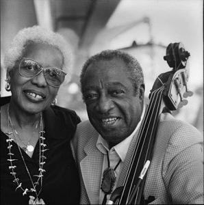 Mona and Milt Hinton on the S.S. Norway in 1988