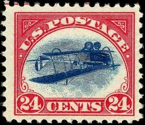 US_Airmail_inverted_Jenny_24c_1918_issue