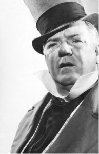 W. C. Fields in his famous role as Mr. Micwaber. Public Domain
