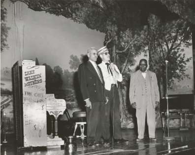 Ireland, Darch and Marshall at the first 1959 Memorial Concert Hubbard High School