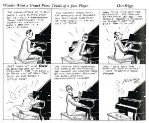 Piano thinks of a Jazz Player 1926 Briggs
