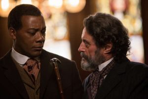 Gary Carr as Buddy Bolden and Ian McShane as Judge Perry