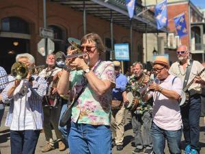 French Quarter Festival street parade