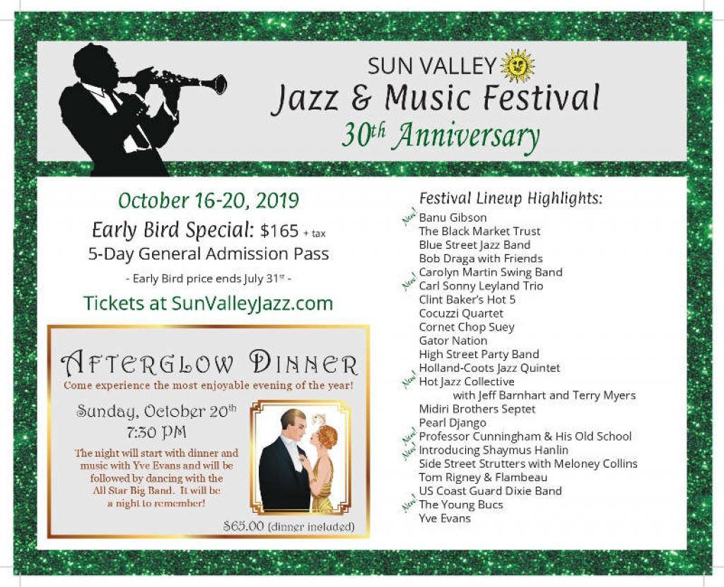 Sun Valley Jazz Festival Introduces Shaymus Hanlin as they Celebrate 30
