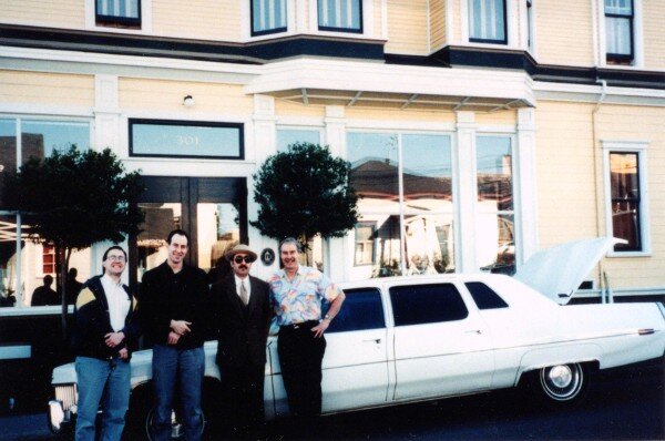 Tom Roberts, Dan Levinson, Leon Redbone, and Jack Nash. Eureka, CA, March 29, 1998