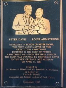 Plaque Davis Armstrong