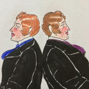 The Hager Brothers (illustration by R.S. Baker)