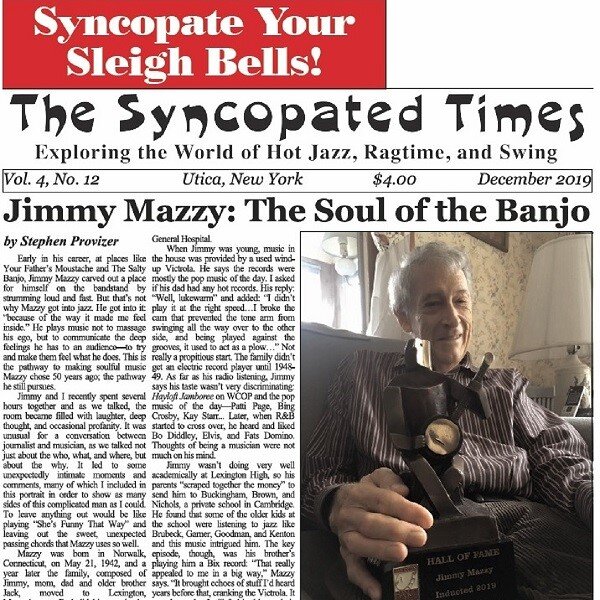 Syncopated Times 2019-12 December cover