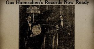 Gus Haenschen record ad
