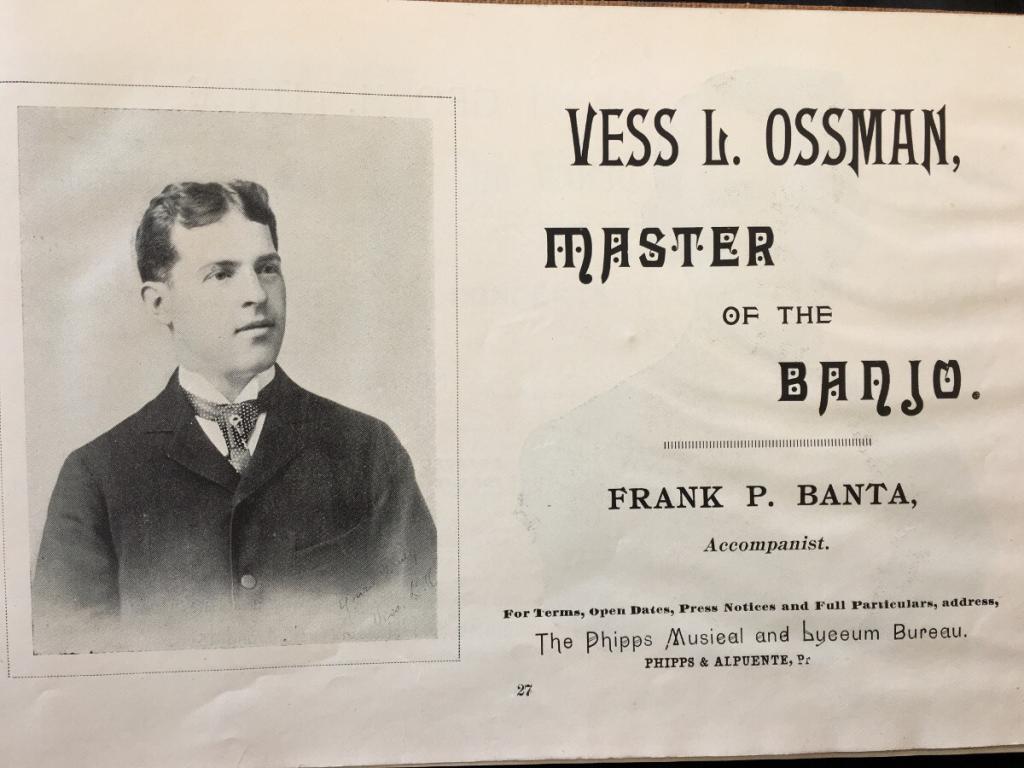 Ossman and Banta ad, 1893