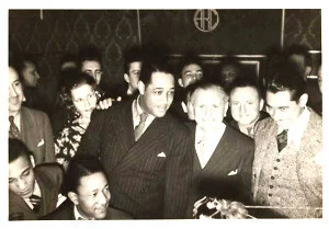 Irving Mills with Duke Ellington