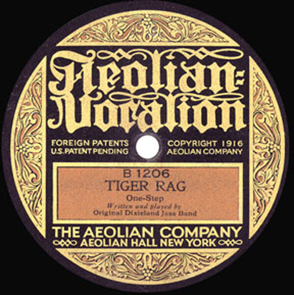 First Recording of Tiger Rag by The Original Dixieland Jazz Band