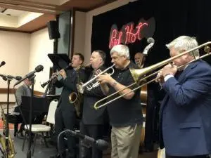 The popular Saturday Brunch Set at the 2019 West Texas Jazz Party