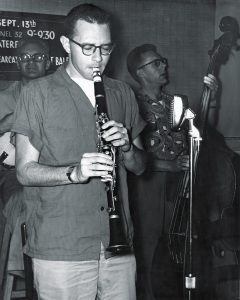 Bunky Colman at the Larks Club with Dick Oxtot and Pete Allen.