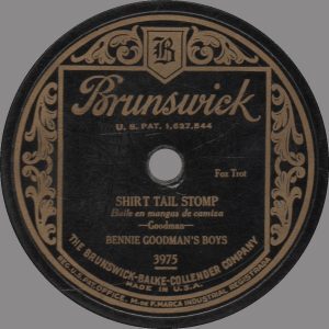 Shirt Tail Stomp Bennie Goodman Boys