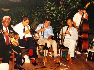 Jam session at William Carter's house with Narvin Kimball, banjo 1990