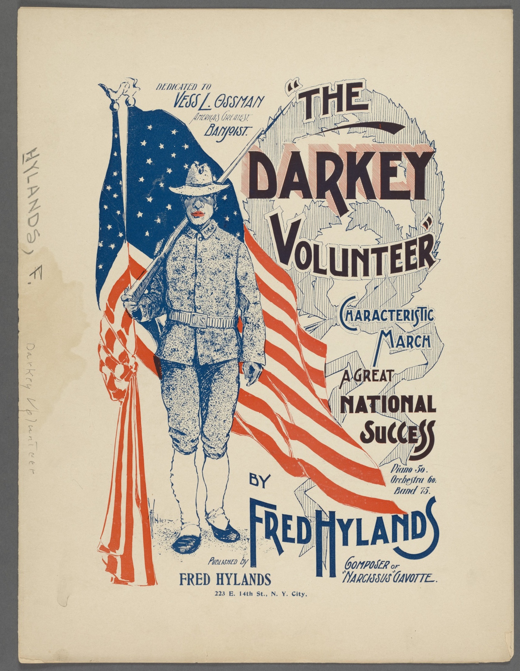 Fred Hylands Darkey Volunteer, 1898