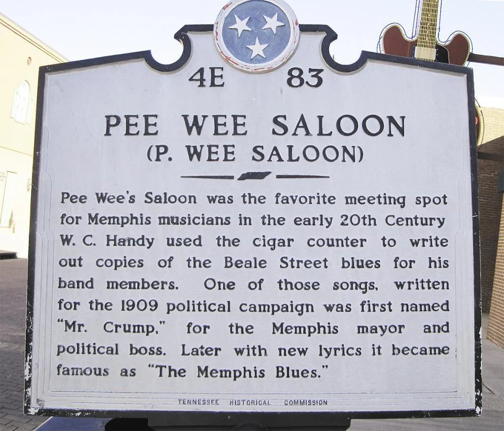 Pee Wee Saloon Marker