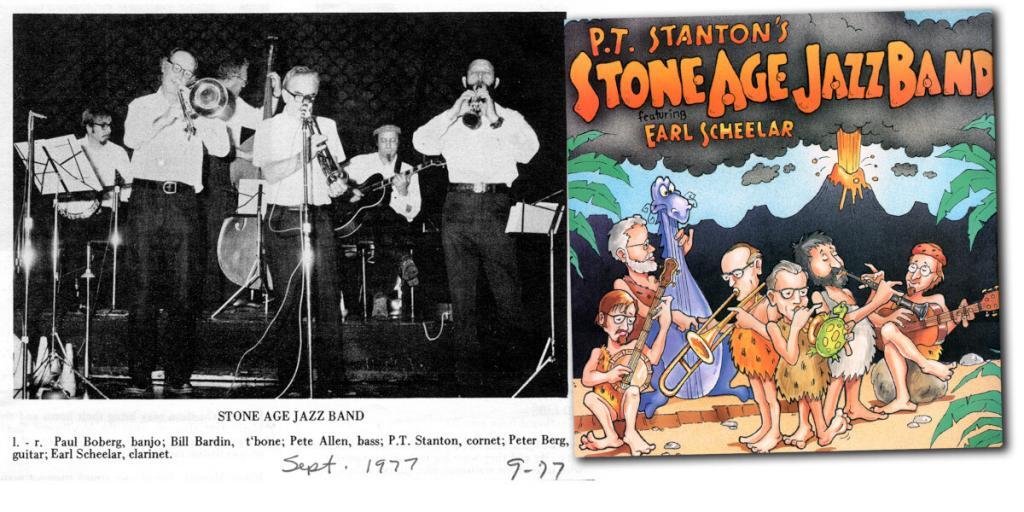 From the program for a performance at Old St. Hilary Church and the cover of the only Stone Age album, issued by Stomp Off Records in 1992.