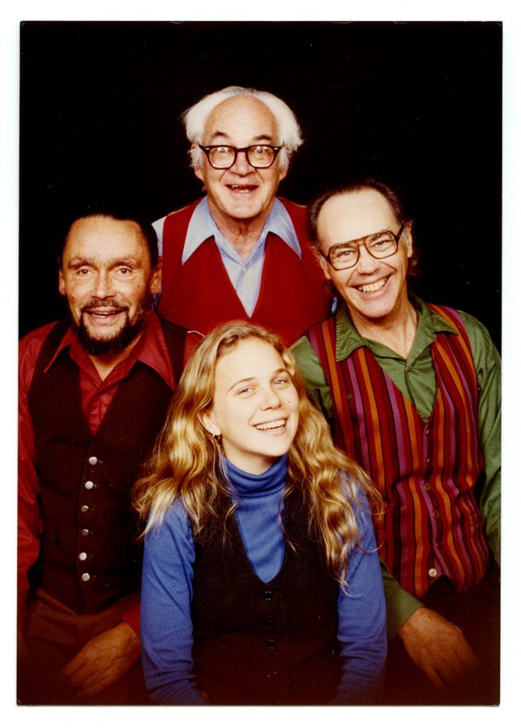 Jack Minger, Dick Oxtot, Barbara Higbie, Bill Bardin.