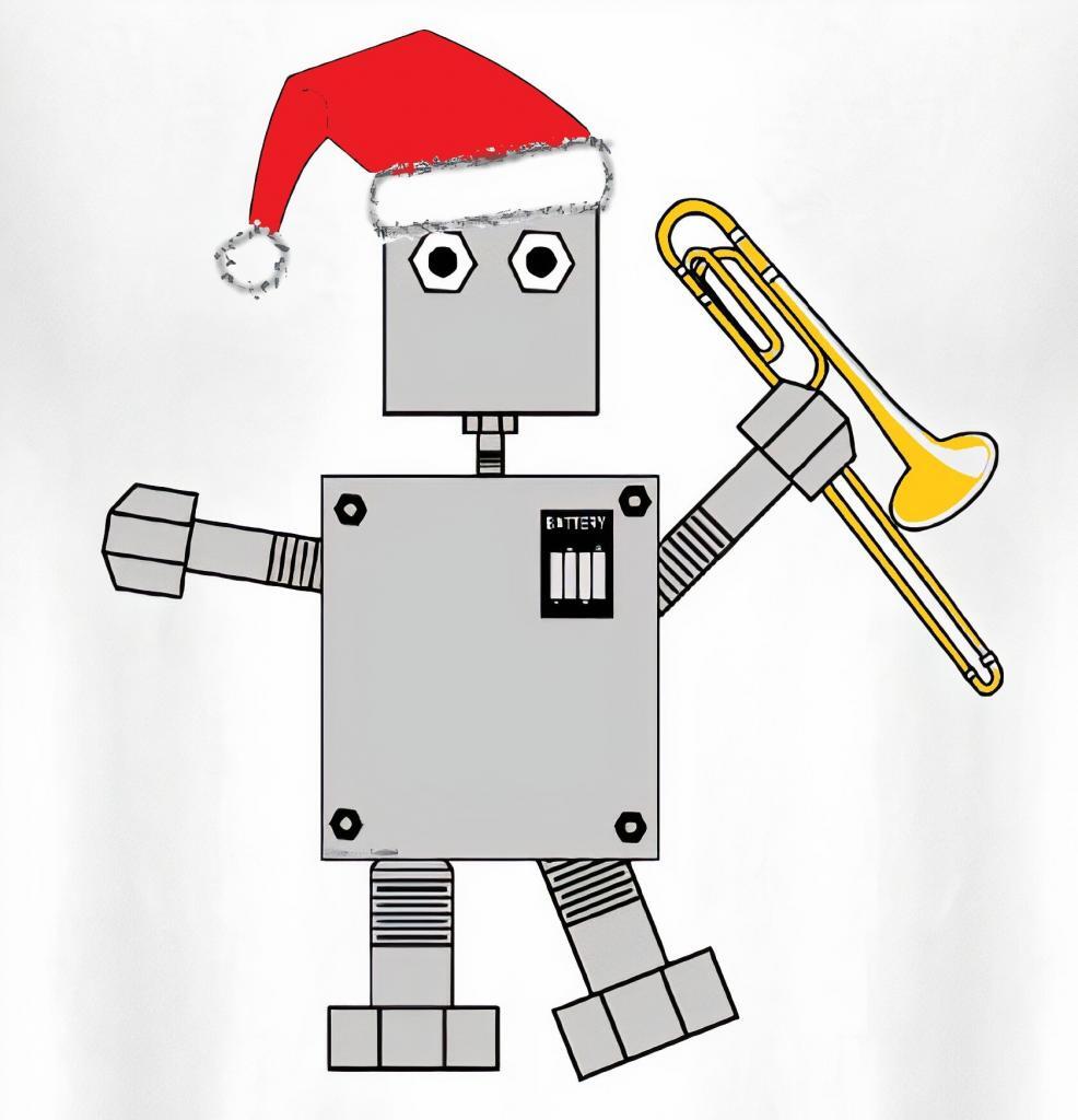 Santa Robot Trombone