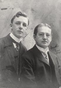 Justin Ring and Fred Hager in 1902.