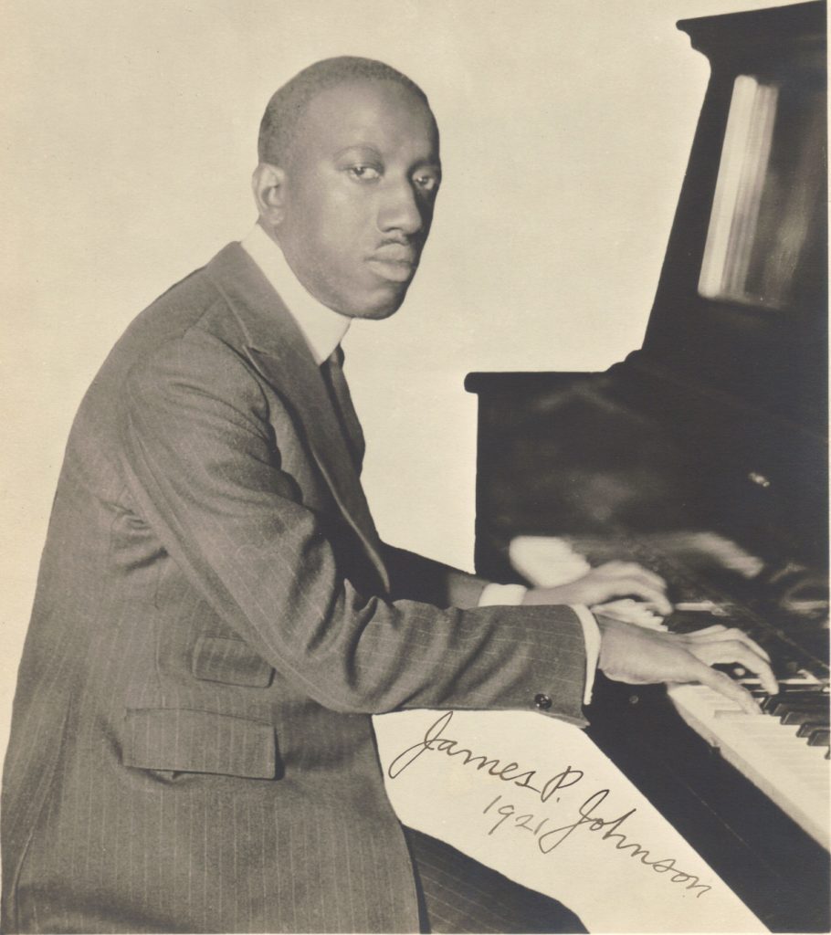 James P. Johnson at piano