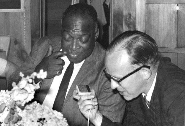 Lew Shaw Interviewing Count Basie 