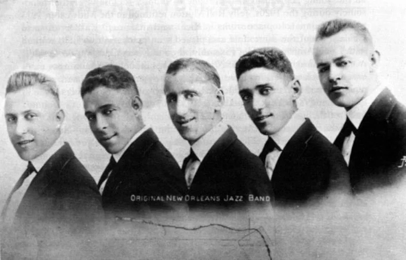 Jimmy Durantes Original New Orleans Jazz Band. 1917