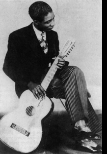 Lonnie Johnson (1890-1970) with Guitar