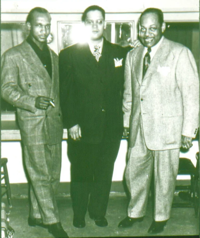 Oscar Pettiford, Joe St. John-Norris, Coleman Hawkins. 