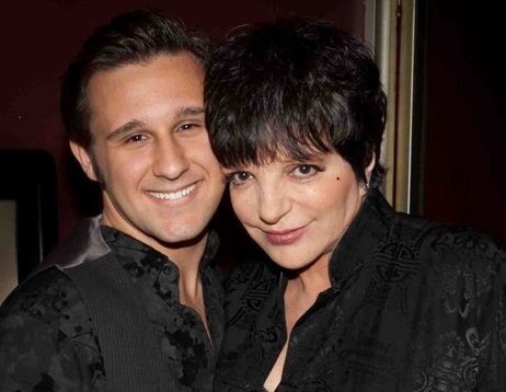 Nicolas King with his friend and mentor Liza Minnelli