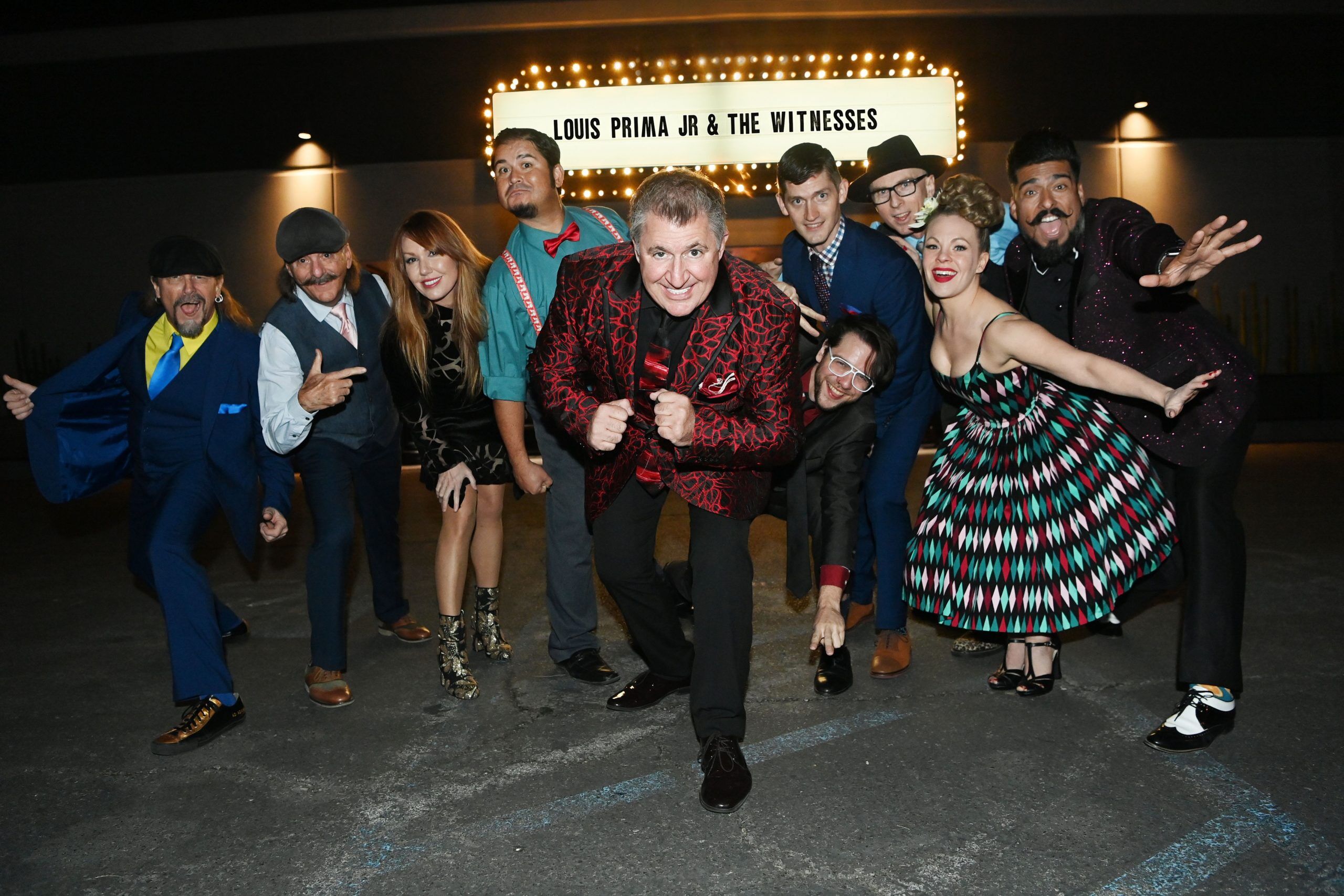 Scenes from Louis Prima Jr. and the Witnesses at Hard Rock Live