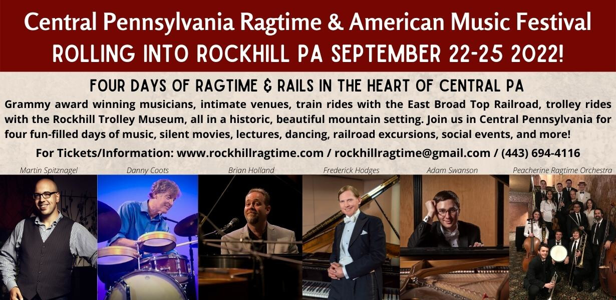 A weekend of Ragtime & Rails rolls into Central PA this September