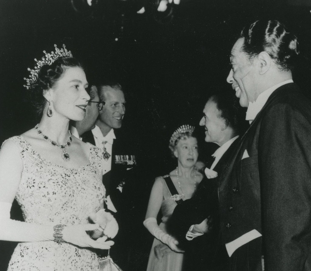 Queen Elizabeth and Duke Ellington